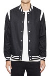 Five Four BROPHY VARSITY 자켓 in 블랙 | REVOLVE BROPHY VARSITY 자켓 from Revolve.com