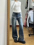 데님 팬츠 J2003 • VVIC • 어이사마켓 | 어이사마켓 데님 팬츠 J2003 • VVIC • 어이사마켓