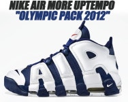 Yahoo!オークション- AIR MORE UPTEMPO OLYMPICS（2012） 414962-401 （ミッドナイトネイビー/ミッドナイトネイビー/ホワイト... 