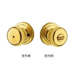 【内締錠】kwikset クイックセット　ドアノブ　ハンコック　プライベートロック付　730H　全6色 /【Buyee】 Buyee 일본 통신 판매... 