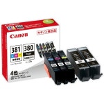 キヤノン（キャノン） 純正 BCI-381+380XL*2/4MP 3色パック+ブラック大容量2個 BCI-380/381シリーズ（アスクル限定） /【Buyee】 Buyee... 