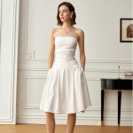 YY_Classic tube top dress_WHITE- 이랜드몰