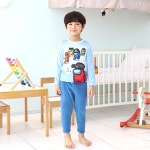 [티엘키즈] 어몽어스 남아 임포 밍크스판 상하세트 BL_0B3EM34538- 이랜드몰