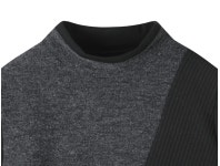 CLAWTS105 반목폴라 배색패턴 티셔츠 부드럽고 따뜻한 속기모_NC중앙로역점- 이랜드몰