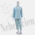 기모코튼 폴짝폴짝 러블리 강아지프린트 40수 남성 긴팔 잠옷 상하의세트- 이랜드몰