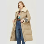 [베네통]에코베넷 리얼 양털 카라 구스 패딩 BAPDB2361- 이랜드몰