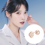 [제이에스티나] CLOVIA 14K 싱글 피어싱 (JJCLEQ3BS156R4P00)- 이랜드몰
