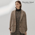 [Thursday Island] 코쿤핏 체크 싱글 자켓(T218MJK235W)- 이랜드몰