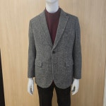 PAT 남성 고급스럽고 따뜻한 울100% 방모 패턴 그래이 자켓 1I-71203 (931)- 이랜드몰