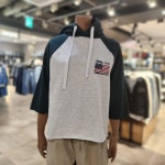 JEEP PRE SPRING JO2THF034 성조기시리즈 배색 7부후드 여성_강남점- 이랜드몰