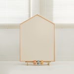 시그니처 양면 자석 칠판 화이트보드 블랙보드 (플랫 스탠드)- KIDIKIDI