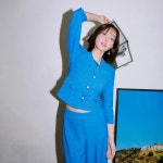 베스띠벨리 24S/S 스트레치 크롭 셋업 자켓 BIJ1152BL- 이랜드몰