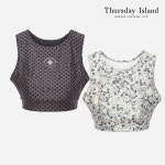 [Thursday Island] 플라워 패턴 브라탑 (요가복) (T224MSL232W)- 이랜드몰