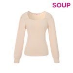 SOUP 스퀘어넥 니트 티셔츠 (SY8LK80)- 이랜드몰