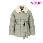 SOUP 벨티드 누빔 다운 점퍼 (SYBDO90)- 이랜드몰