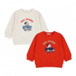 아가방 덕천점(가을신상) 미니쮸리+귀여운핏+소매빵+데일리-로이트레블맨투맨 01R531005- 이랜드몰