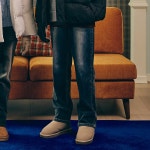 허리조절밴딩 기모 백브러쉬 스트레이트 데님팬츠 (14490-055-802-10)- 이랜드몰