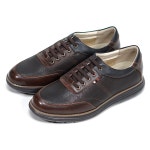 허시파피 남성 정장 운동화 블랙 다크브라운 3MQ576/FW 캐주얼 구두 소가죽 스니커즈- 이랜드몰