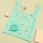 사각사각 레이니 마켓백 L + 파우치 세트 그린_FA2025056- 이랜드몰