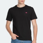 공용 스몰 로고 반팔 티셔츠 블랙 56605-0009- 이랜드몰