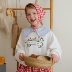 퍼피플라워 프릴 맨투맨_화이트- KIDIKIDI