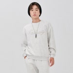 [울산성남점]밍크 기모 그래픽 맨투맨 EFJB5127D05 [오션스카이]- 이랜드몰