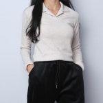 메이플 카라 골지 긴팔 티셔츠(파라노말샵)- 이랜드몰