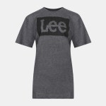 리LEE 여자 빅 로고 반팔티셔츠 메드그레이 LM12SK033MGH- 이랜드몰