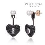 14K 파베 하트 진주 귀걸이(GoldPin)_JBGE0807- 이랜드몰