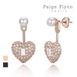 14K 파베 하트 진주 귀걸이(GoldPin)_J4039BGE- 이랜드몰