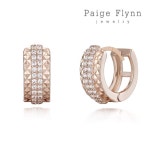 14K 레일 스톤 컷팅 귀걸이(GoldPin)_J4014BGE- 이랜드몰