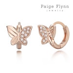 14K 컷팅 나비 원터치 귀걸이(GoldPlated)_J0717BRE- 이랜드몰