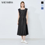 코튼 스트링 슬리브리스 원피스_SWWOPO21120- 이랜드몰