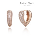 14K 청키 파베 하트 귀걸이(GoldPlated)_J4070BRE- 이랜드몰