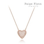 14K 프레임 하트 목걸이(GoldPlated)_J4090BRN- 이랜드몰