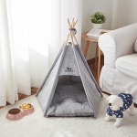 펫본) 데니스 티피 텐트 그레이 (방석 포함)- 이랜드몰