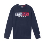 타미힐피거 타미진스 엔트리 플래그 라운드 니트 네이비 DM0DM13755-C87- 이랜드몰