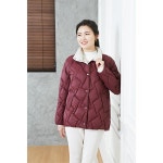 포라리 배색 패딩 경량 다운 (2colors) S14S215- 이랜드몰