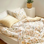 옐로우플라워가든 모달100% 베이지 싱글 차렵이불_CV0221079- 이랜드몰