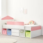 샘스 하우스헤드 바구니 수납침대 SS C세트 캐시미론 매트포함- 이랜드몰