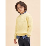 [에센셜] 면 케이블 풀오버 옐로우- 이랜드몰