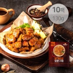 [꼬꼬빌] 심쿵 닭가슴살 오븐구이 저크바베큐 130g x 10팩- 이랜드몰