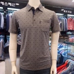 세르지오 에스에스패션 남성 특가세일 스트라이프 도뜨프린트 티셔츠- 이랜드몰