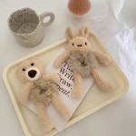 여성 곰 친구 토끼 곱창 밴드 스크런치 머리끈 헤어끈- 이랜드몰