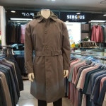 세르지오 에스에스패션 남성 22FW 가을 탈부착 후드 그레이 트렌치 코트- 이랜드몰