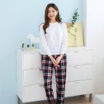 예스플러스 여 체크 피치기모바지 2매 세트- 이랜드몰