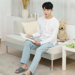 예스플러스 네모체크 파자마 2매 세트- 이랜드몰