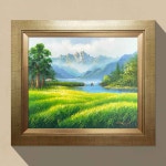 청보리 풍경 보리그림 유화그림 돈들어오는그림 10호- 이랜드몰