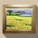 유화그림 제주 유채꽃 풍수지리 그림액자 10호- 이랜드몰