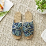 퍼스트레이디 리본 팜 트리 원마일 슬리퍼 네이비 S_FS1122009- KIDIKIDI